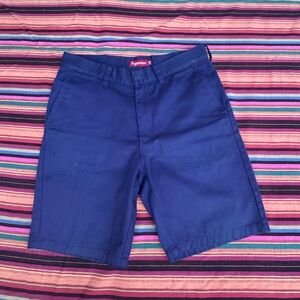 Distressed Supreme Work Shorts